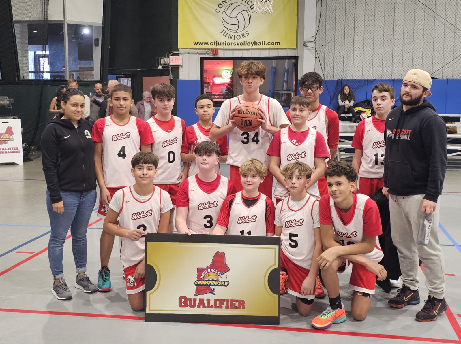 Congrats to our 7th grade boys travel team for qualifying for the 2024 New England Basketball Championship in Providence, Rhode Island March 15-17th. Boys played so well for the first time playing together for some !!

Congratulations 7th Grade Boys!!